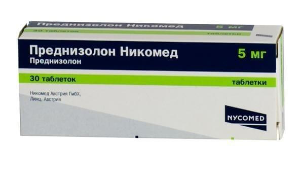 Преднизолон Никомед: инструкция по применению раствора и таблеток