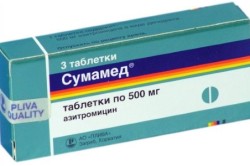 Сумамед при лечении тонзиллита Сумамед при лечении тонзиллита